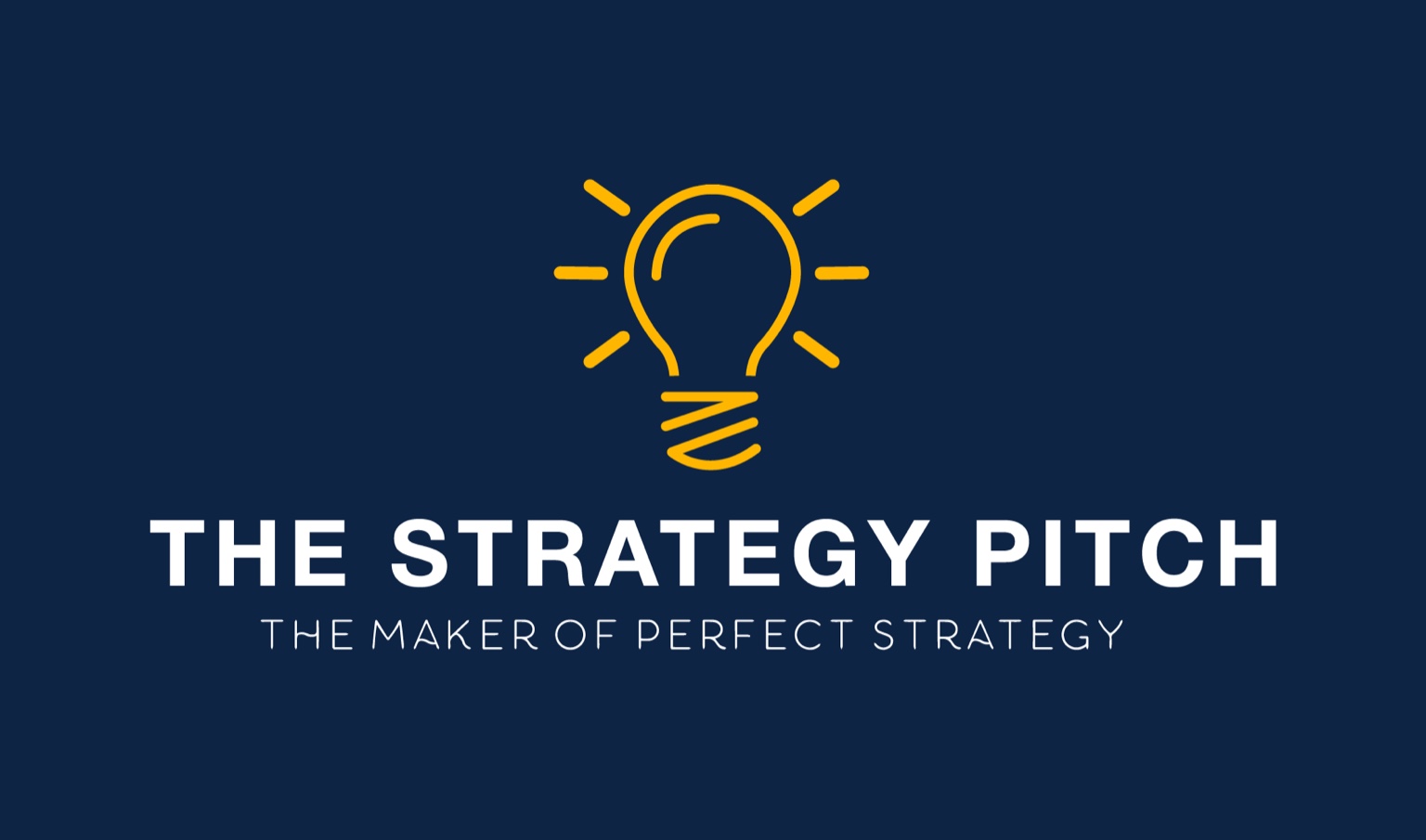 The Strategy Pitch