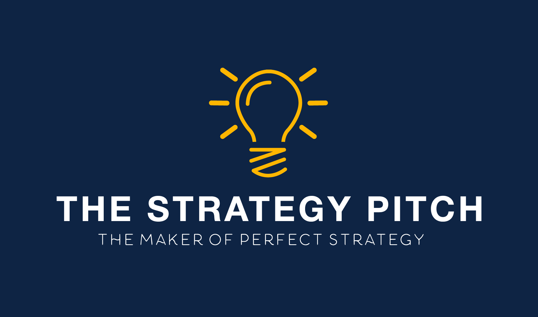 The Strategy Pitch